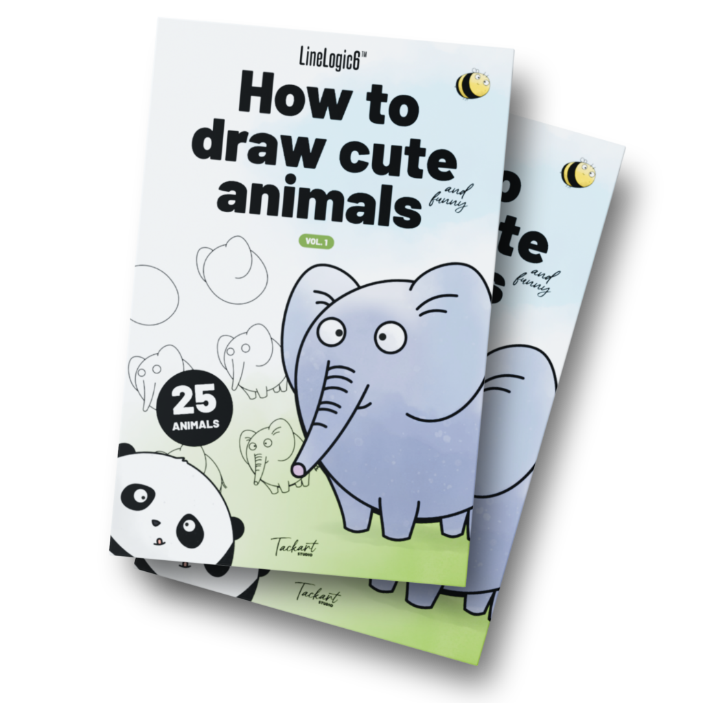 learn to draw step by step book series by LineLogic6
